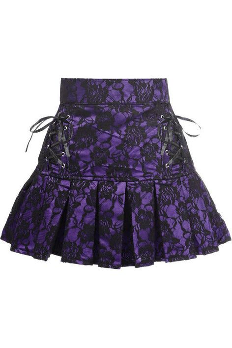 overlace  lace skirt