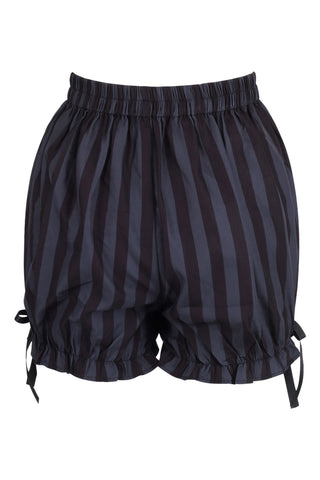 Dark Gray/Black Striped Bloomers