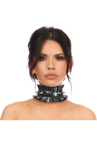 Kitten Collection Black Spike Choker