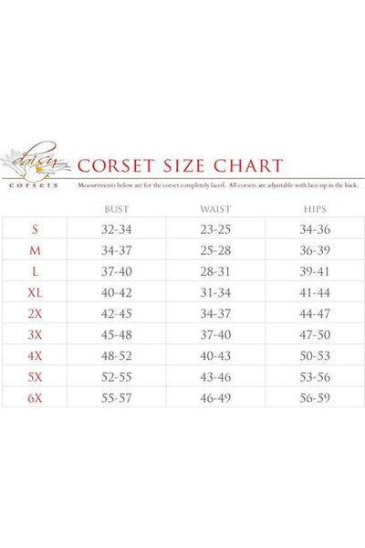 Lavish Lt Pink Lycra & Lace Hook & Eye Stretch Underbust Corset - Daisy Corsets