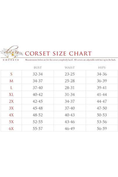 Top Drawer Black w/Black Lace Steel Boned Underwire Bustier Corset - Daisy Corsets