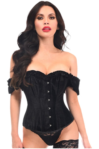 Daisy Corsets Top Drawer CURVY Nude Cotton Double Steel Boned