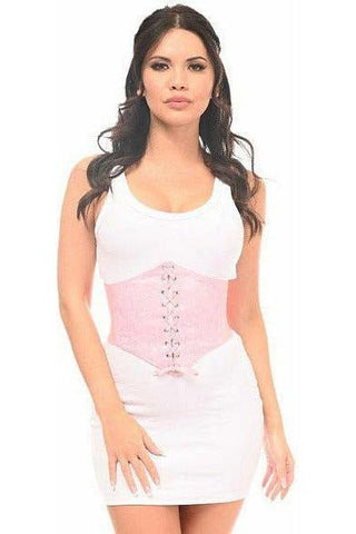 Lavish Lt Pink Lace Corset Belt Cincher - Daisy Corsets