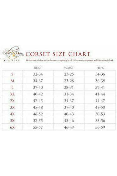 Top Drawer Red Patent PVC Steel Boned Under Bust Corset - Daisy Corsets